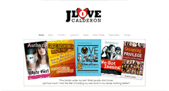 Desktop Screenshot of jlovecalderon.com