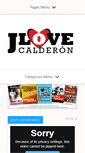 Mobile Screenshot of jlovecalderon.com