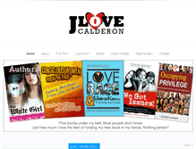 Tablet Screenshot of jlovecalderon.com